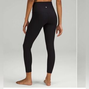 Lululemon Align  Ribeed high -rise 
 Pant 23” black size 4
